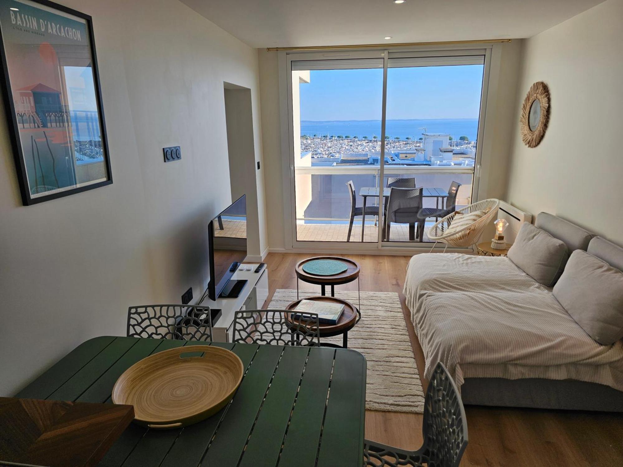 Апартаменти Vue Panoramique Sur Bassin,Piscine Et Terrasse Аркашон Екстер'єр фото